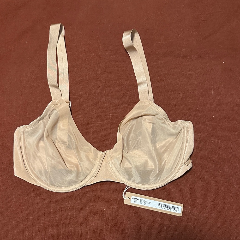 NO SHOW UNLINED DEMI BRA in CLAY
